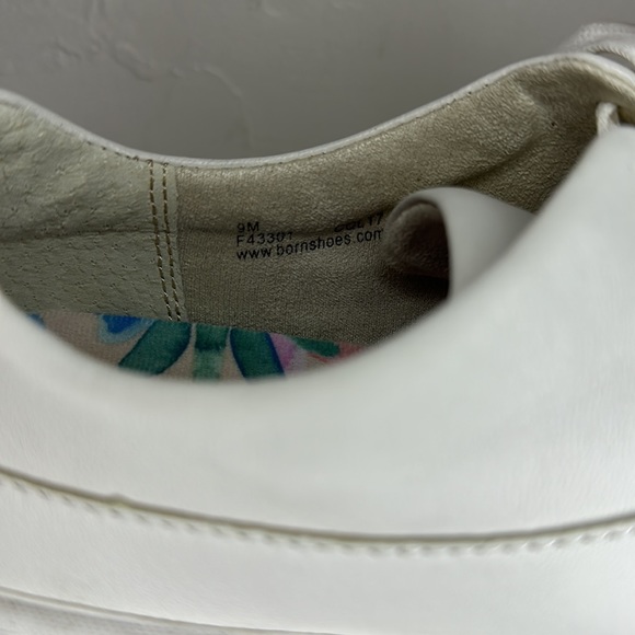 Born ivory leather sur causal shoes 9 - Picture 7 of 12